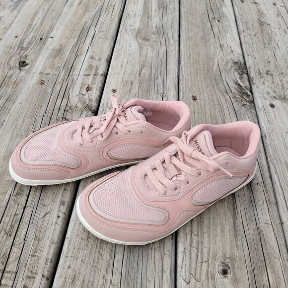Minnemals Sneaker Barefoot Shoe Wide Toe Box Womens Size 7 Pink Gym Walking - Picture 2 of 7